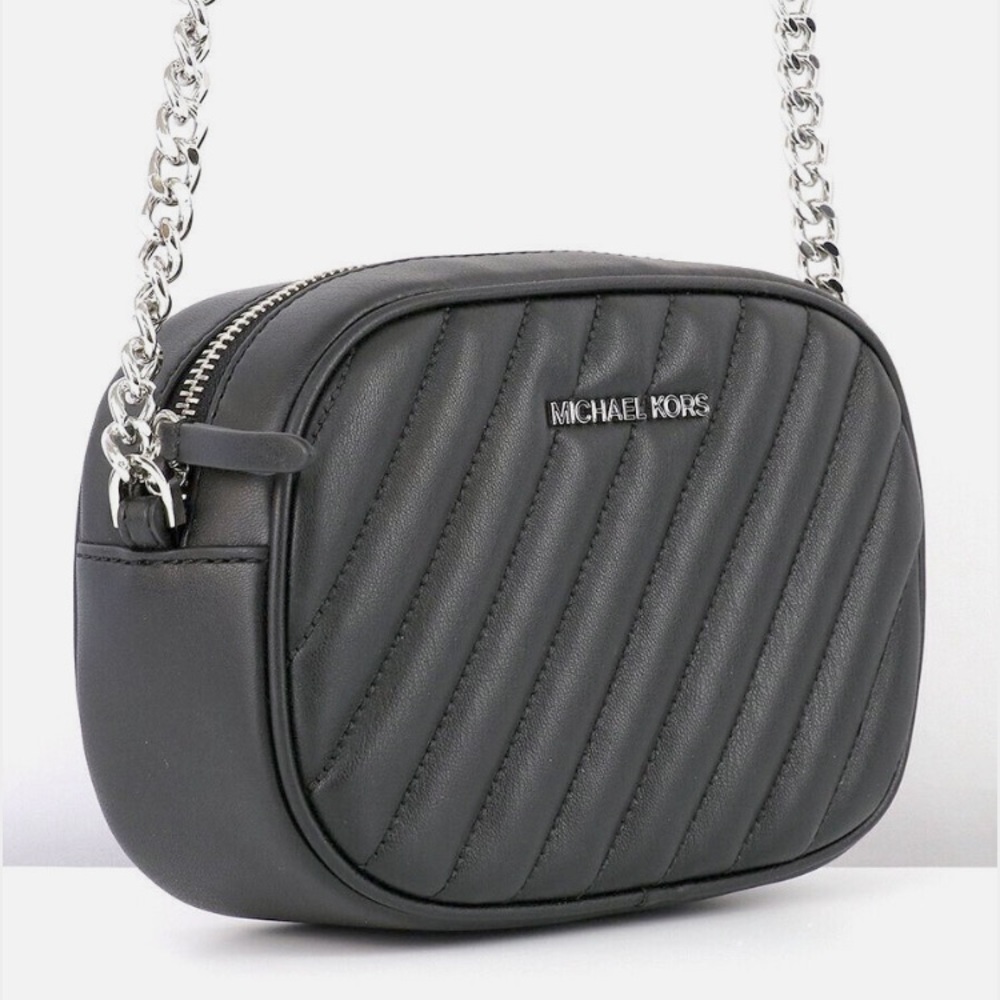 MICHAEL KORS Rose Small Quilted Crossbody Bag 35S1SXOC1U black - Picture 7 of 17